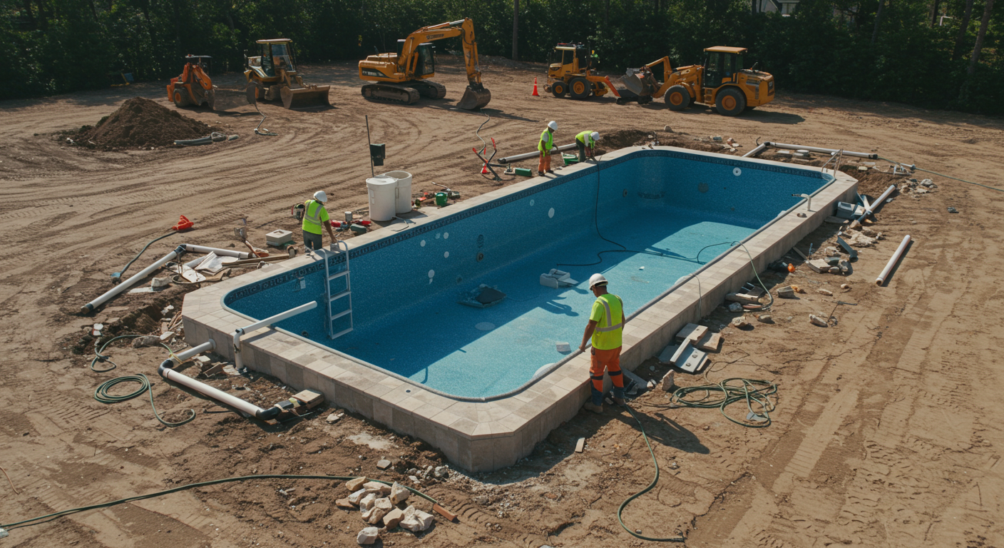 pool construction